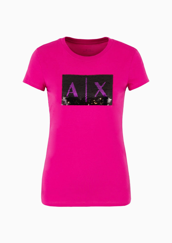 T-Shirt Women Sparkling Armani Exchange Camiseta