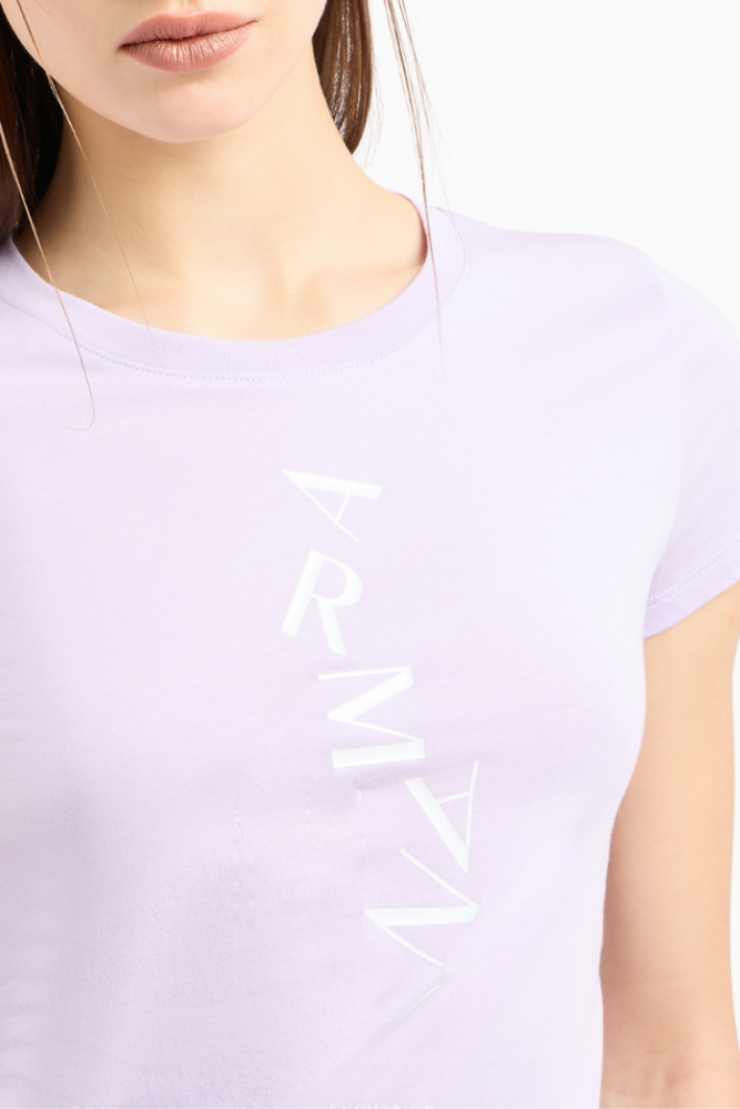 T-Shirt Women Violet Armani Exchange Camiseta