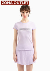 T-Shirt Women Violet Armani Exchange Camiseta