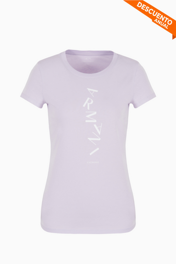T-Shirt Women Violet Armani Exchange Camiseta