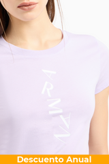 T-Shirt Women Violet Armani Exchange Camiseta