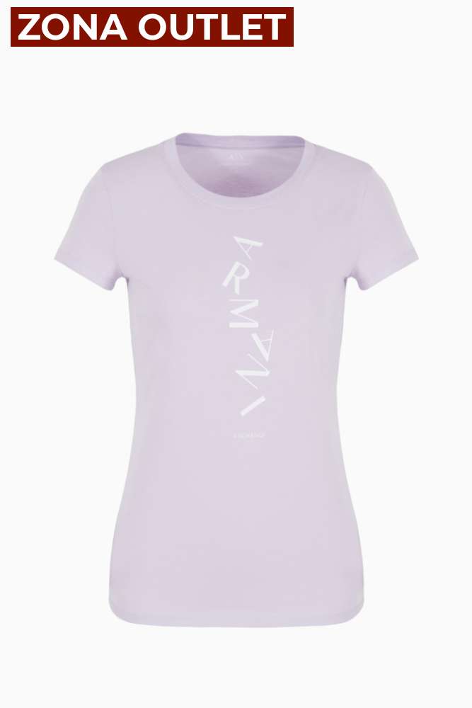 T-Shirt Women Violet Armani Exchange Camiseta