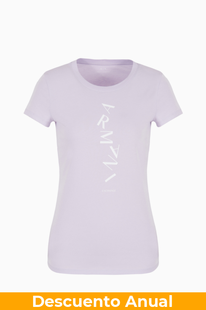 T-Shirt Women Violet Armani Exchange Camiseta