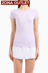 T-Shirt Women Violet Armani Exchange Camiseta