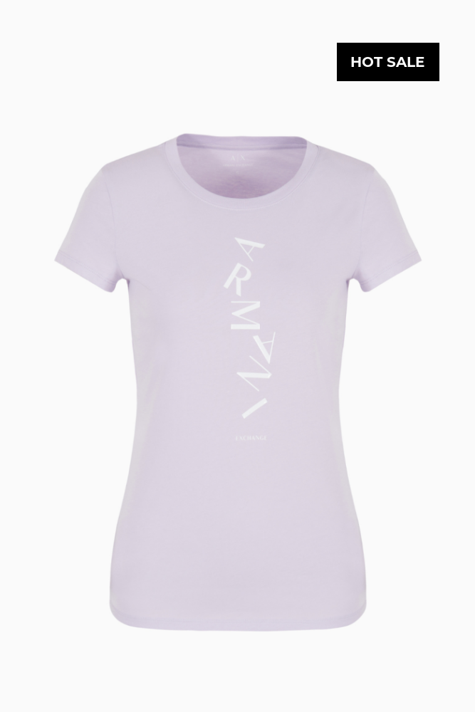 T-Shirt Women Violet Armani Exchange Camiseta