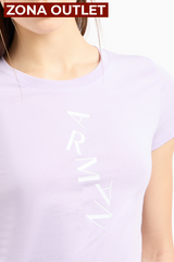 T-Shirt Women Violet Armani Exchange Camiseta