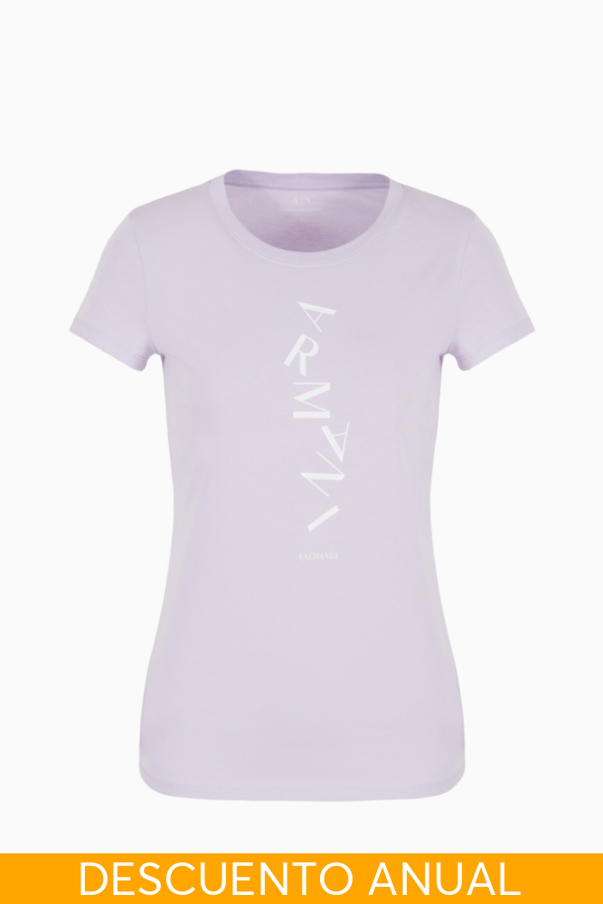 T-Shirt Women Violet Armani Exchange Camiseta