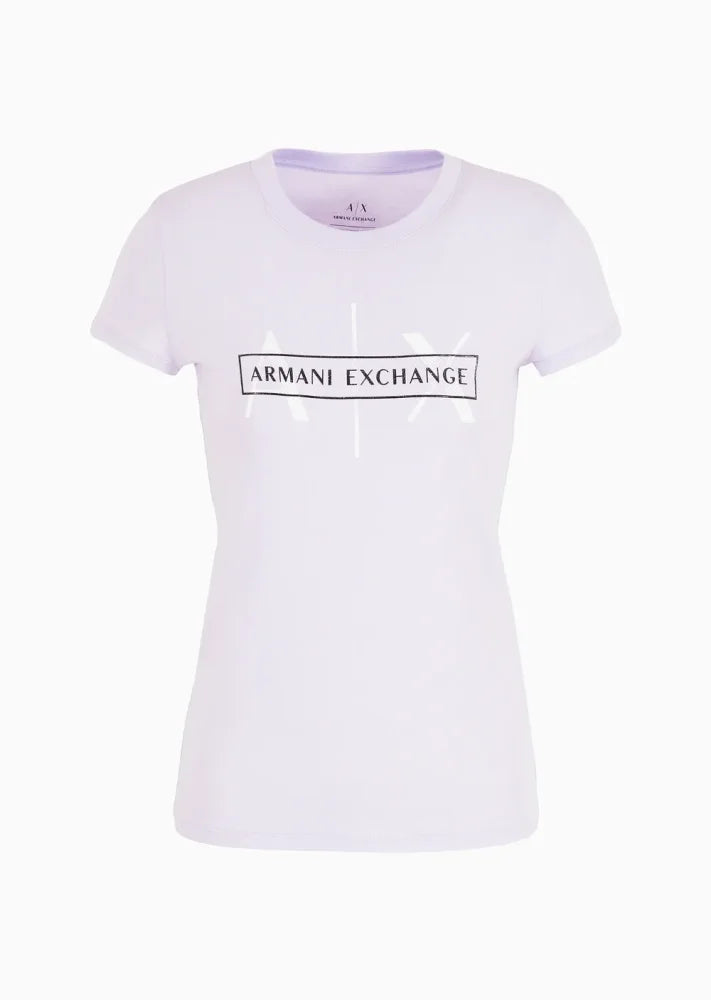 T-Shirt Women Violet Armani Exchange Camiseta