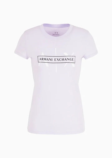 T-Shirt Women Violet Armani Exchange Camiseta