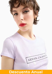 T-Shirt Women Violet Armani Exchange Camiseta