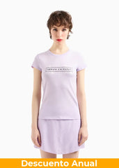 T-Shirt Women Violet Armani Exchange Camiseta