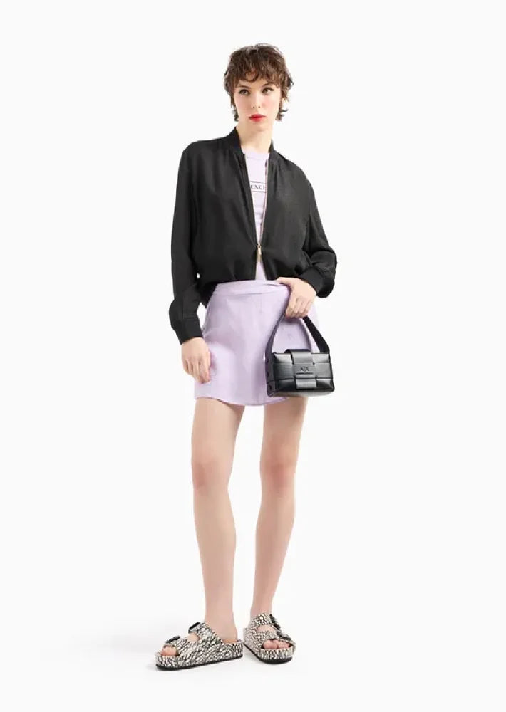 T-Shirt Women Violet Armani Exchange Camiseta