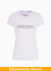 T-Shirt Women Violet Armani Exchange Camiseta