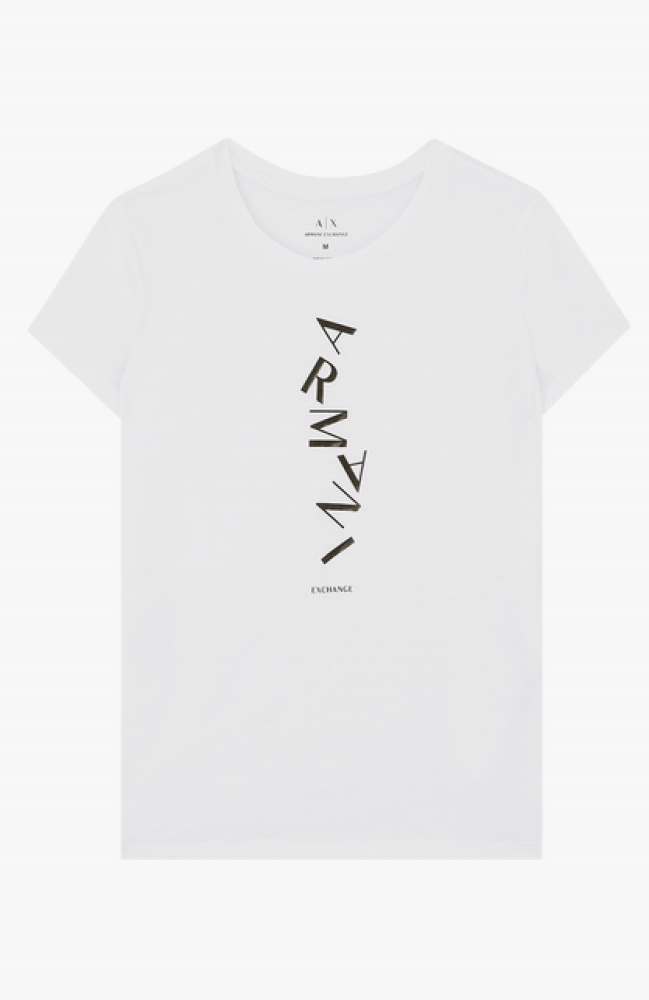 T-Shirt Women White Armani Exchange Camiseta