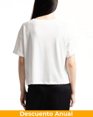 T-Shirt Women White Armani Exchange Camiseta