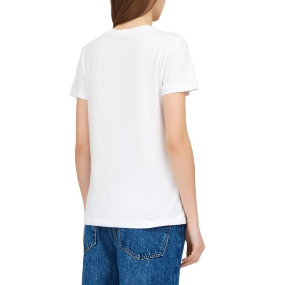 T-Shirt Women White Armani Exchange Camiseta