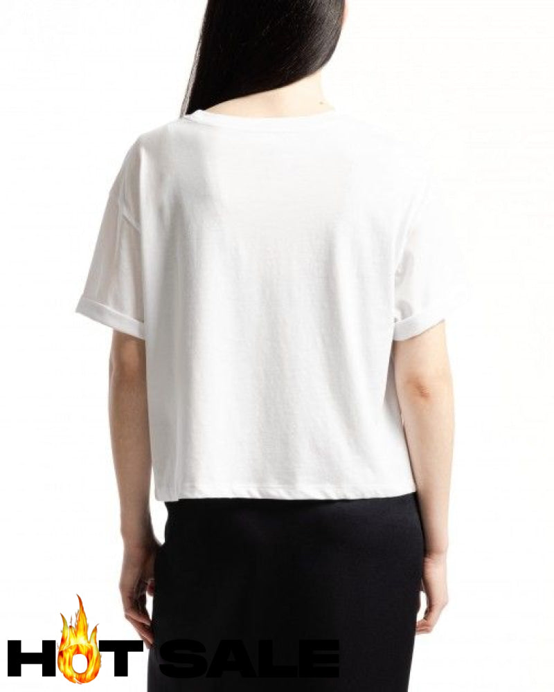 T-Shirt Women White Armani Exchange Camiseta