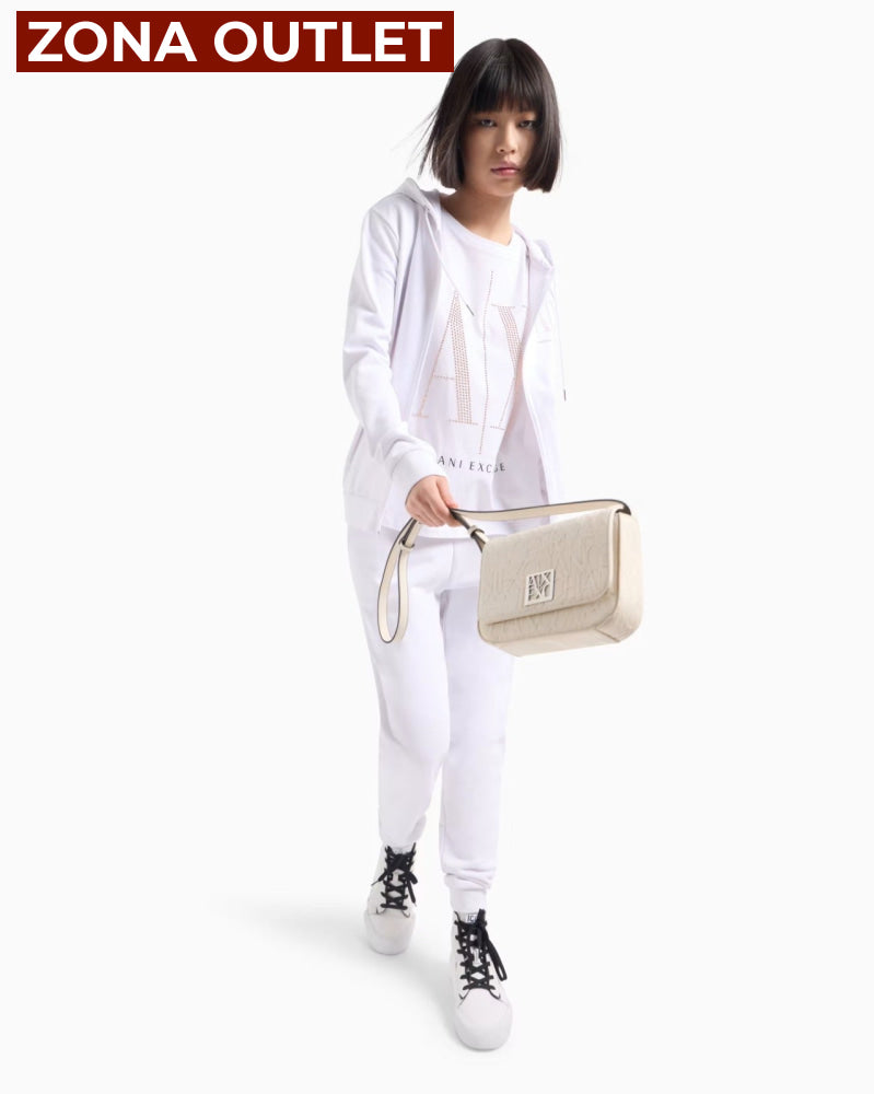 T-Shirt Women White Armani Exchange Camiseta