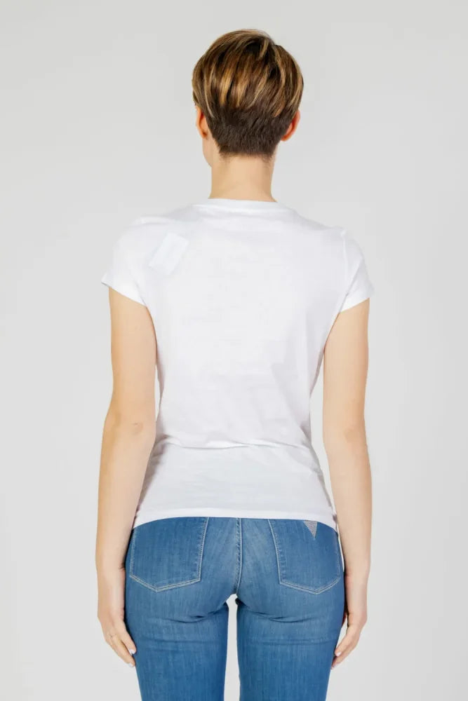 T-Shirt Women White Armani Exchange Camiseta