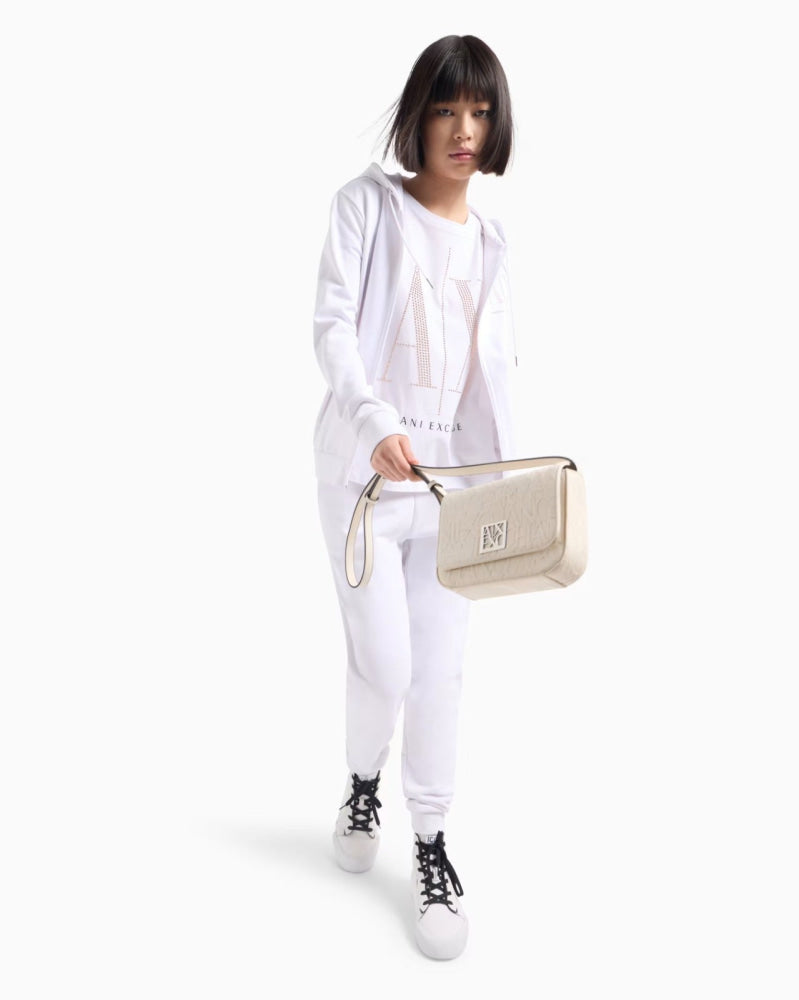 T-Shirt Women White Armani Exchange Camiseta