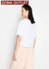T-Shirt Women White Armani Exchange Camiseta