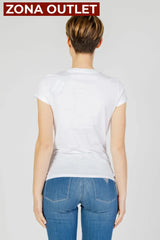 T-Shirt Women White Armani Exchange Camiseta