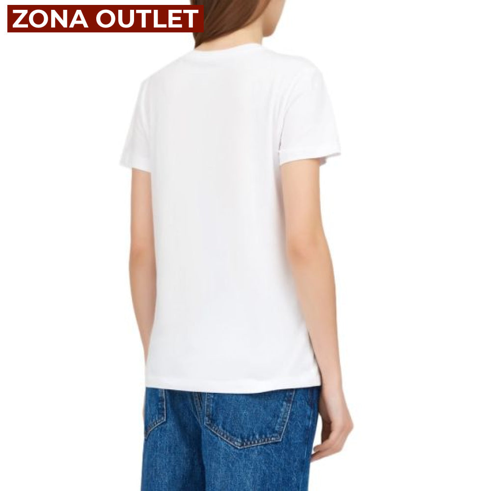 T-Shirt Women White Armani Exchange Camiseta