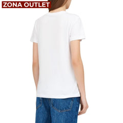 T-Shirt Women White Armani Exchange Camiseta