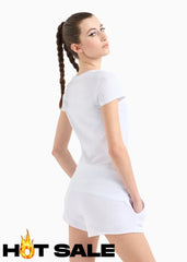 T-Shirt Women White Armani Exchange Camiseta