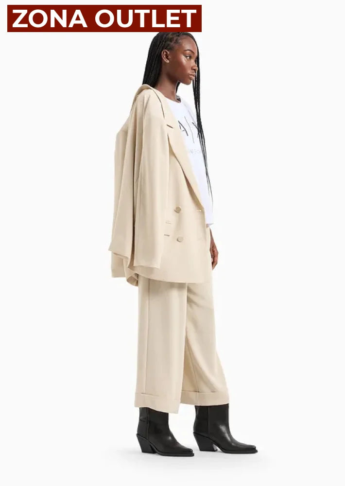 T-Shirt Women White Armani Exchange Camiseta