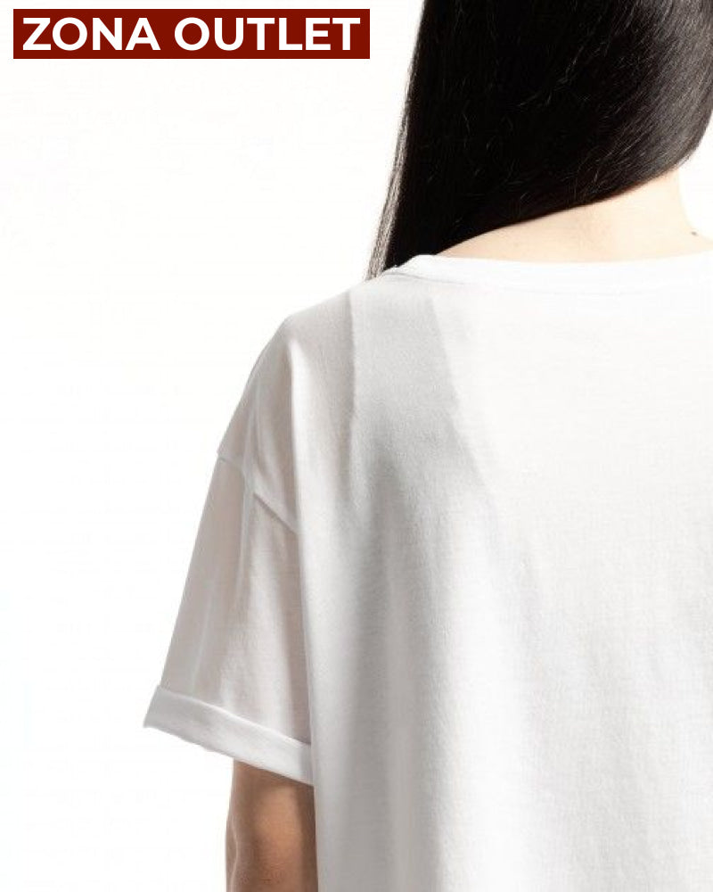 T-Shirt Women White Armani Exchange Camiseta