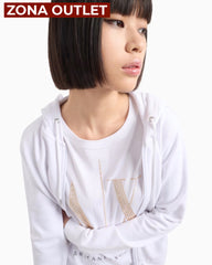 T-Shirt Women White Armani Exchange Camiseta