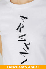 T-Shirt Women White Armani Exchange Camiseta