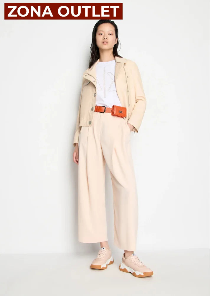 T-Shirt Women White Armani Exchange Camiseta