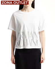T-Shirt Women White Armani Exchange Camiseta