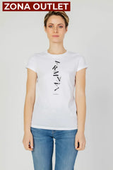 T-Shirt Women White Armani Exchange Camiseta