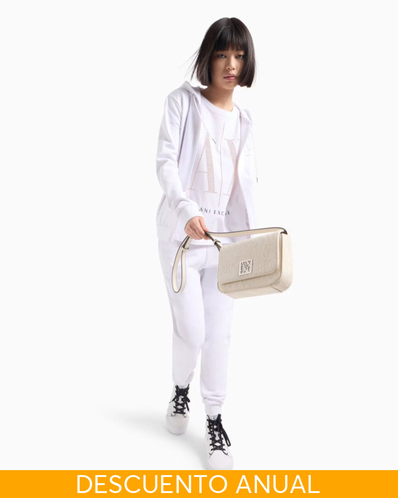 T-Shirt Women White Armani Exchange Camiseta