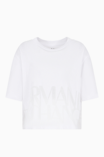 T-Shirt Women White Armani Exchange Camiseta