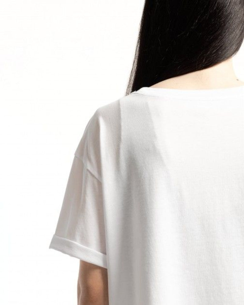 T-Shirt Women White Armani Exchange Camiseta