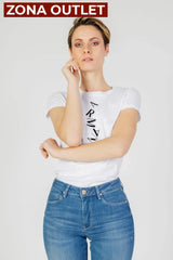 T-Shirt Women White Armani Exchange Camiseta