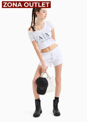 T-Shirt Women White Armani Exchange Camiseta