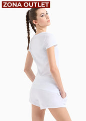 T-Shirt Women White Armani Exchange Camiseta