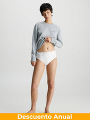Tanga Calvin Klein Women White Ropa Interior