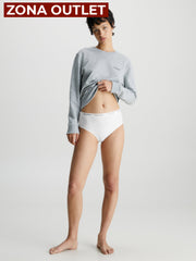 Tanga Calvin Klein Women White Ropa Interior