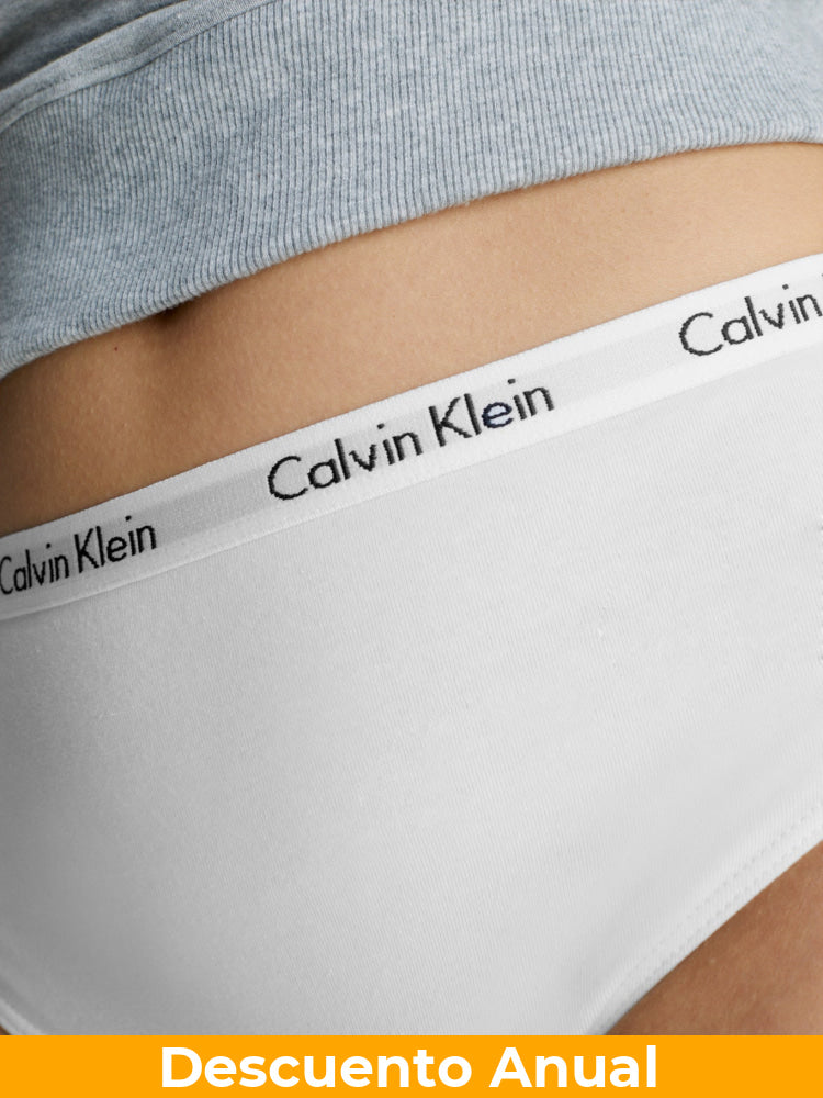 Tanga Calvin Klein Women White Ropa Interior