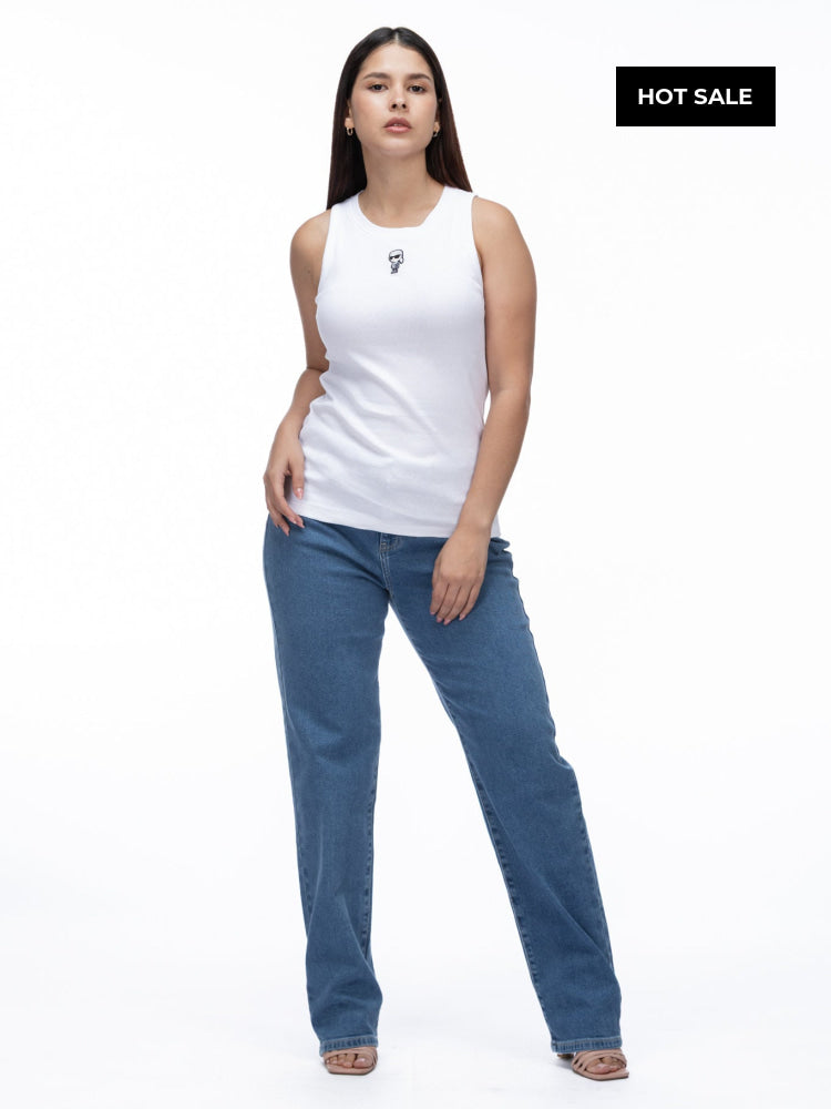 Tank Top Blanco Mujer Karl Lagerfeld - Camiseta
