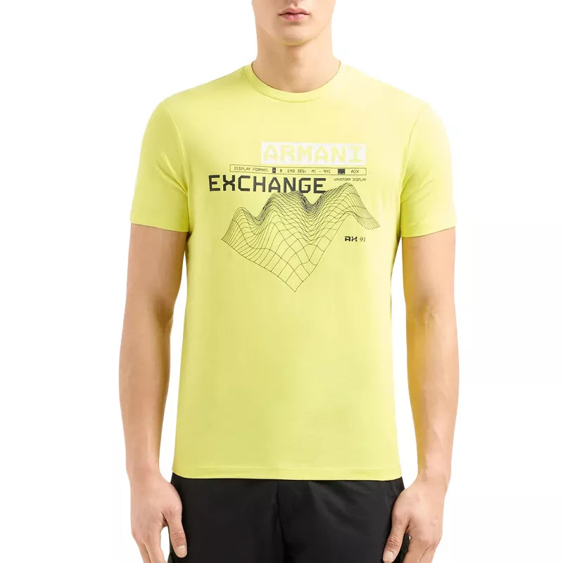 T-Shirt Men Yellow Armani Exchange