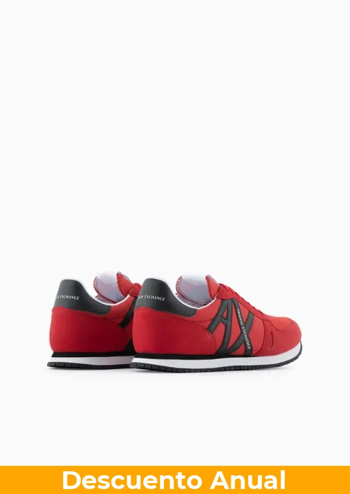 Tenis Men Red Black Armani Exchange Tenis