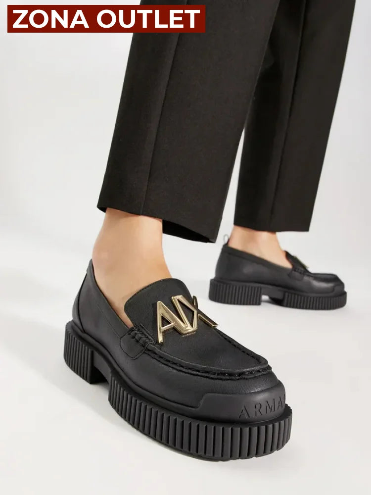 Tenis Women Black Armani Exchange 35 EUR Calzado