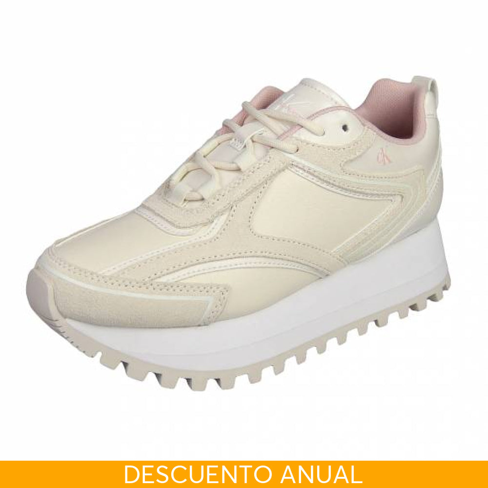 Tenis Women Calvin Klein Creamy Tenis